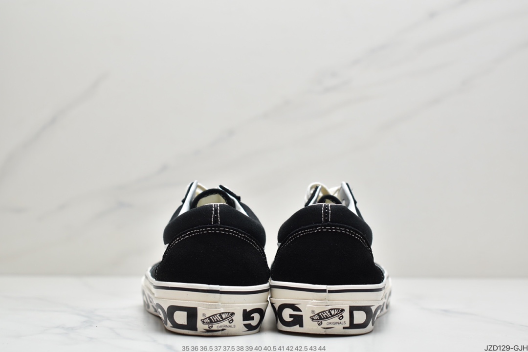 140 Vans范斯CDG联名女鞋OG Old Skool LX黑白帆布鞋休闲限定滑板鞋男
