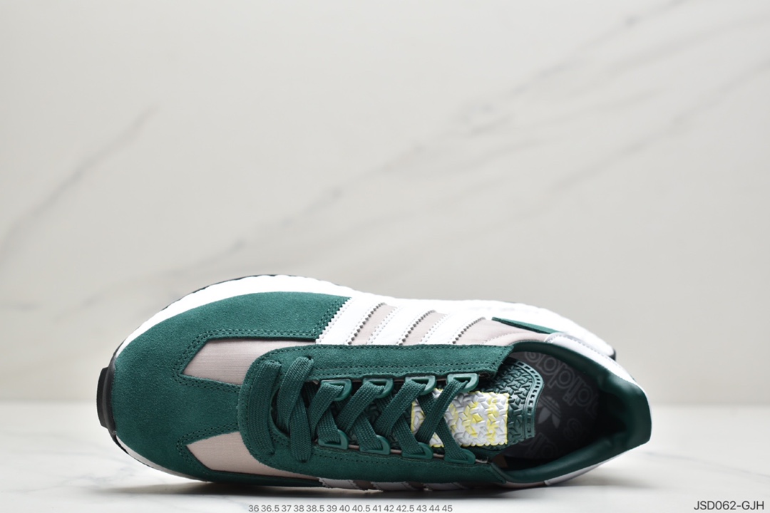 200 阿迪达斯adidas Racing 1 Boost Prototype  速度轻盈复古系列 百搭透气运动慢跑鞋 Q47513