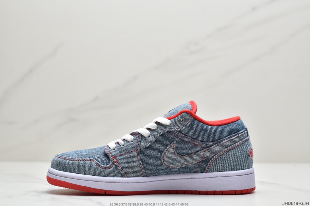 190 NIKE Air Jordan 1 Low”Brushstroke Swoosh”AJ1 315921-491