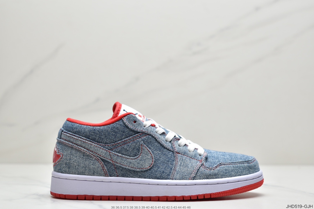 190 NIKE Air Jordan 1 Low”Brushstroke Swoosh”AJ1 315921-491