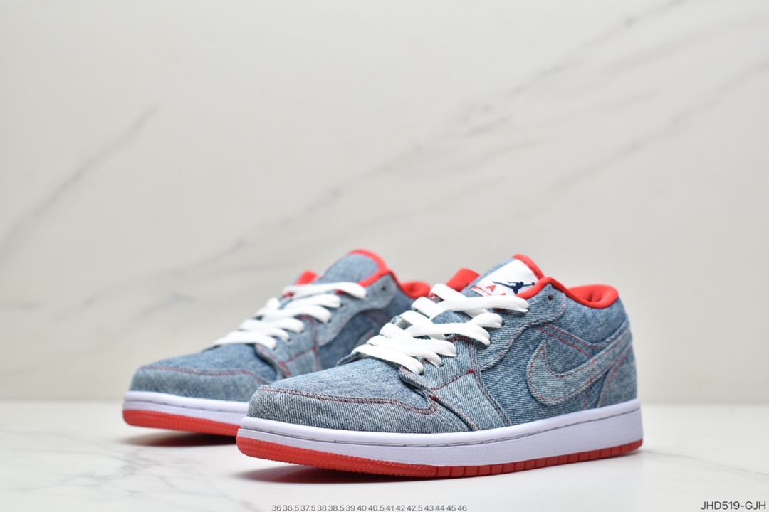 190 NIKE Air Jordan 1 Low”Brushstroke Swoosh”AJ1 315921-491