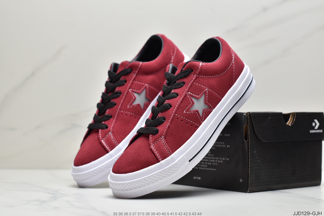 130 匡威 Converse Chuck Taylor One Star Academy OX 一星系列 经典低帮复古休闲百搭硫化板鞋