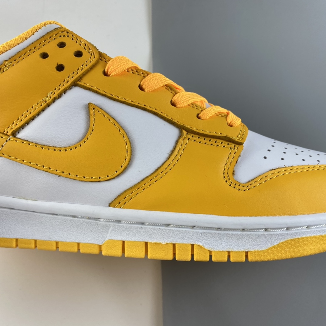 P320 Nike Dunk Low SB 扣篮系列白黄配色低帮休闲运动滑板鞋 DD1503-800