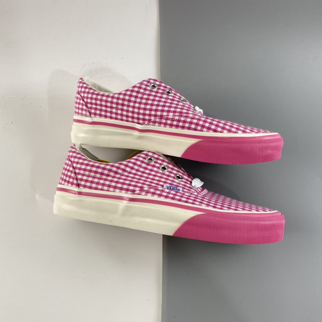 P140 Vans Vault x CDG Girl小清新粉格子联名系列 VN0A4BVA60J