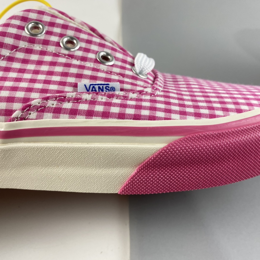P140 Vans Vault x CDG Girl小清新粉格子联名系列 VN0A4BVA60J