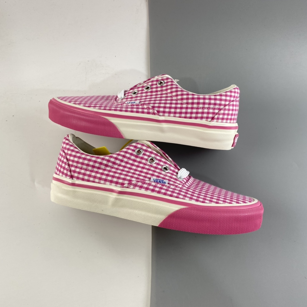 P140 Vans Vault x CDG Girl小清新粉格子联名系列 VN0A4BVA60J
