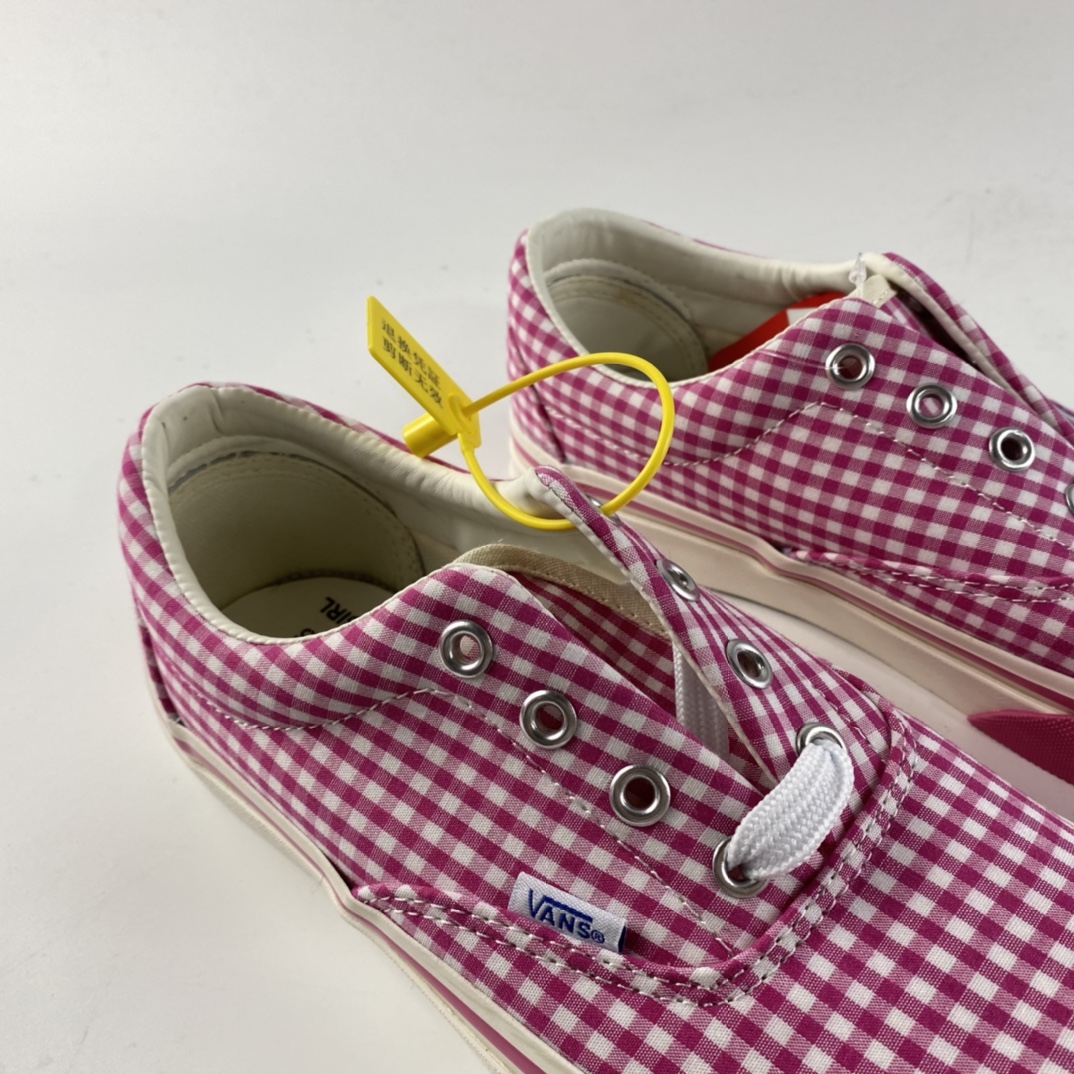 P140 Vans Vault x CDG Girl小清新粉格子联名系列 VN0A4BVA60J