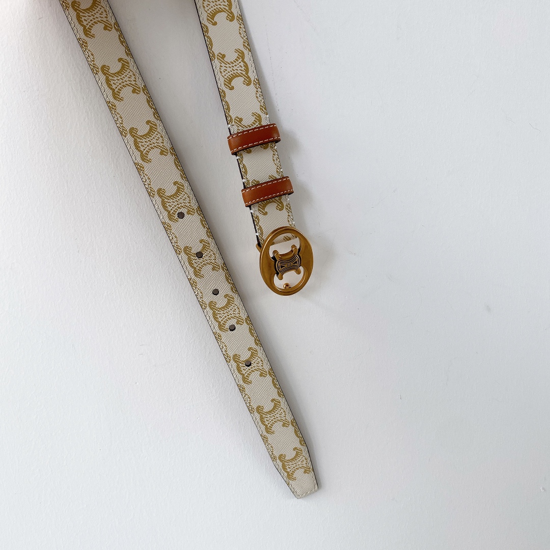 céline.赛琳新品复古黄铜古金扣