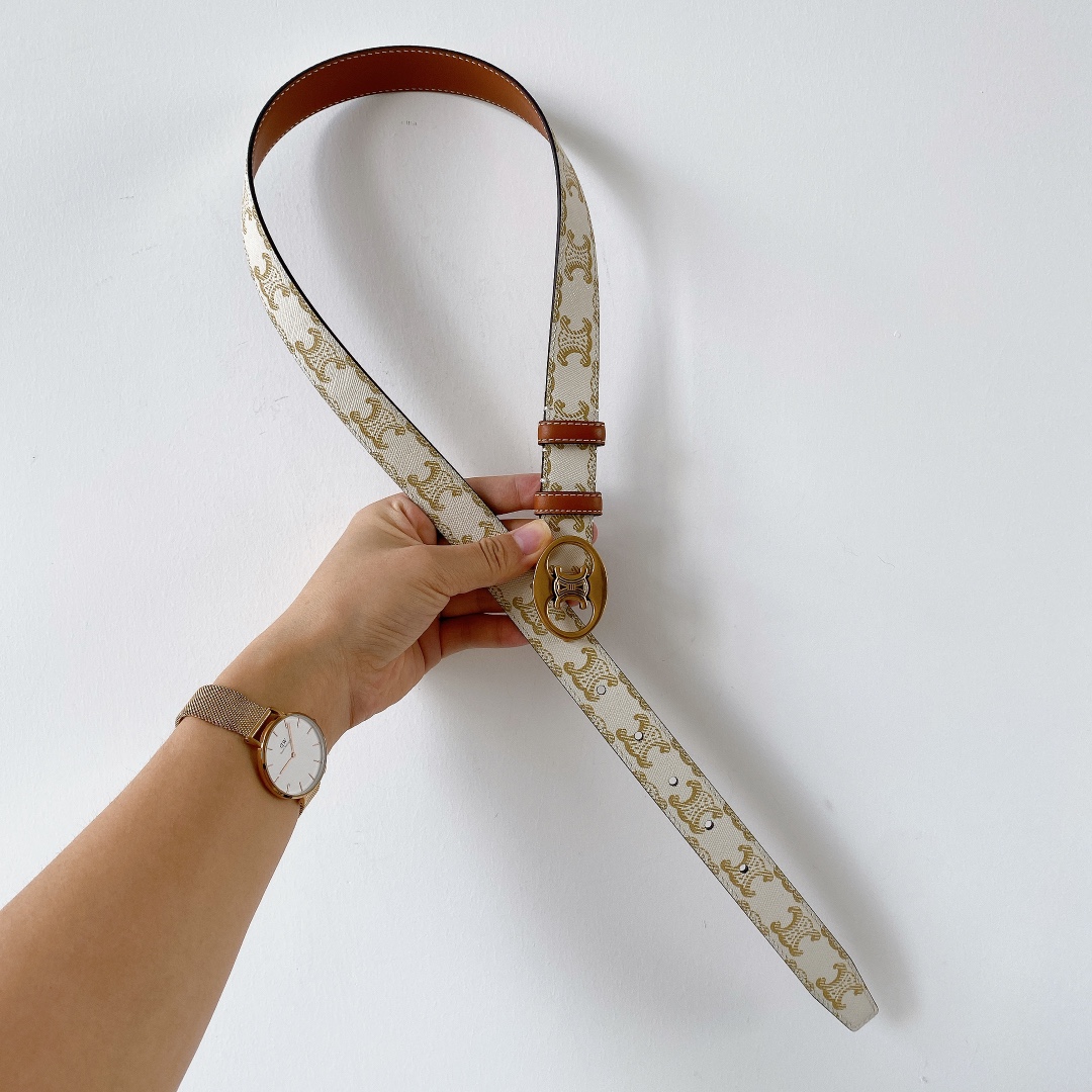 céline.赛琳新品复古黄铜古金扣