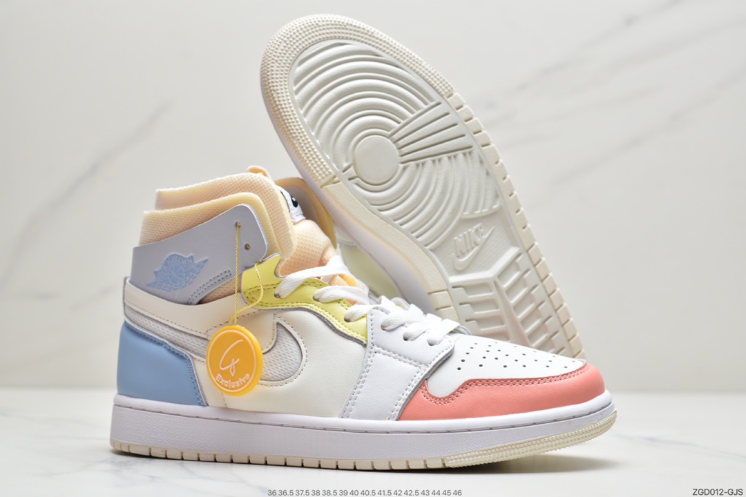 290 Air Jordan 1 Zoom Air CMFT 脏粉公司同源3M反光材质 DJ6910-100