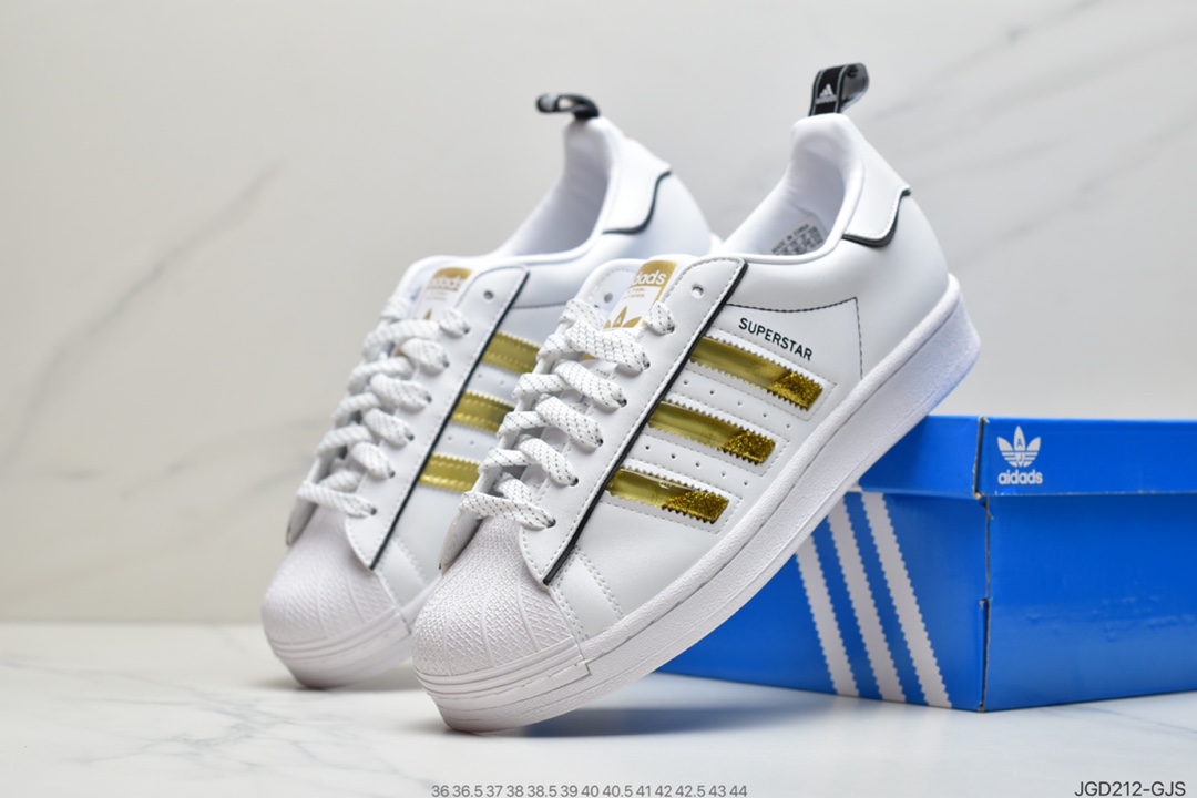 180 阿迪达斯Adidas三叶草 Originals Superstar”CNY”贝壳头经典百搭休闲运动板鞋GX7919