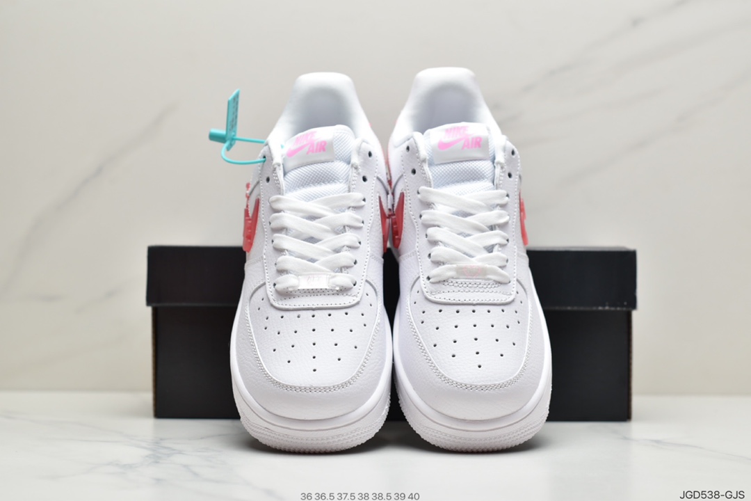 180 情人节 LOVE Nike AIR FMRCE 1 空军一号白粉 CV8482-100