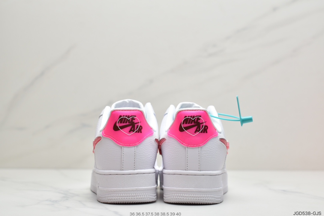 180 情人节 LOVE Nike AIR FMRCE 1 空军一号白粉 CV8482-100