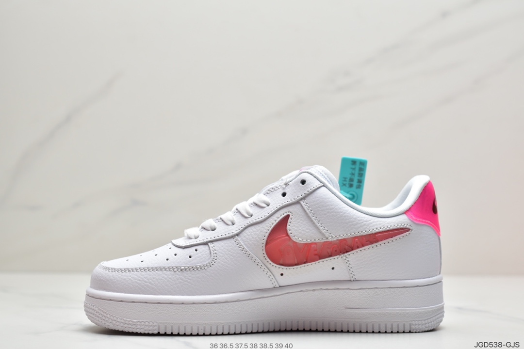 180 情人节 LOVE Nike AIR FMRCE 1 空军一号白粉 CV8482-100