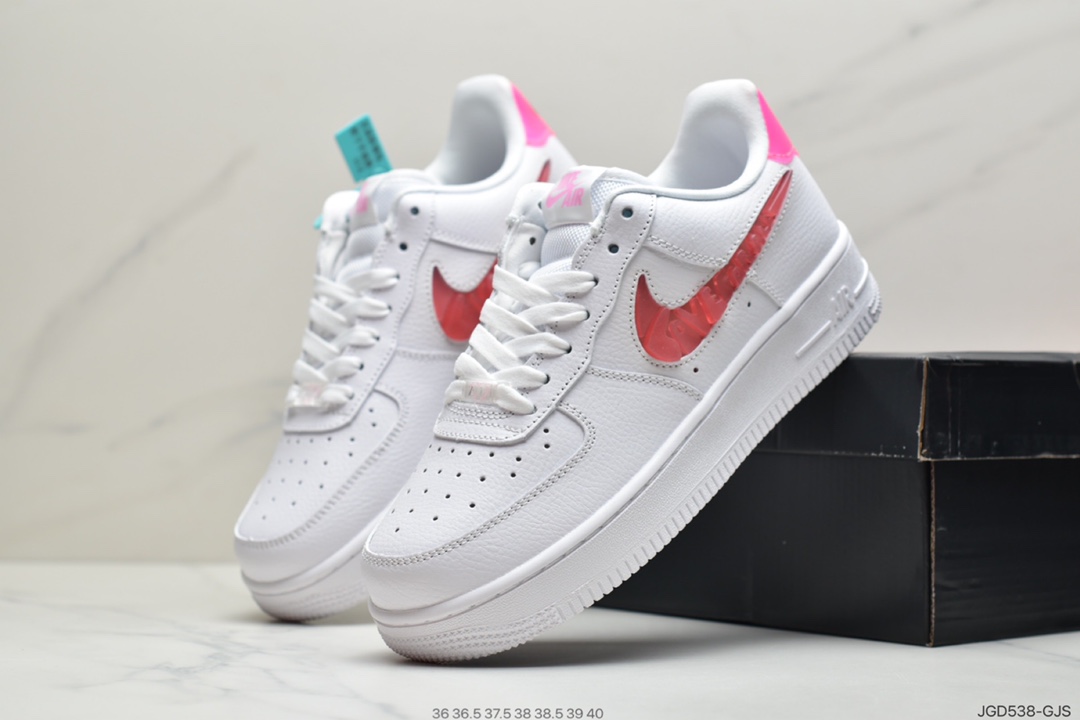 180 情人节 LOVE Nike AIR FMRCE 1 空军一号白粉 CV8482-100