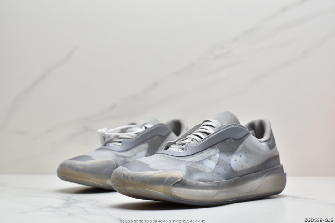 290 阿迪达斯Prada x adidas Luna Rossa 21 骨白 蝉翼轻薄休闲百搭运动鞋 FW1079