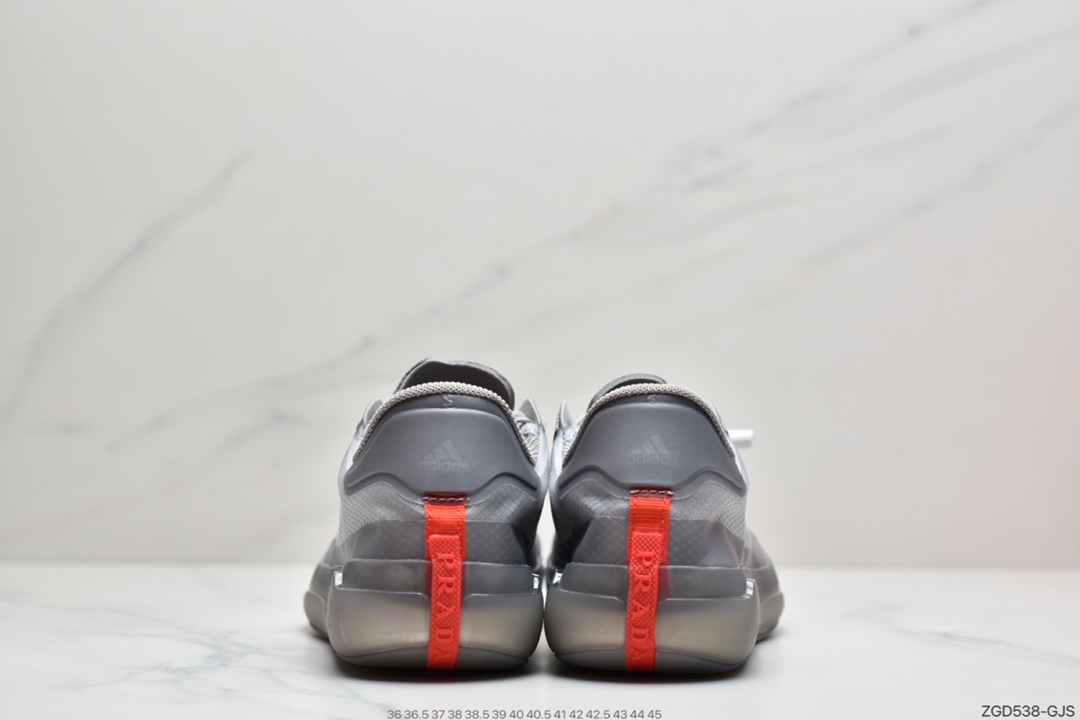 290 阿迪达斯Prada x adidas Luna Rossa 21 骨白 蝉翼轻薄休闲百搭运动鞋 FW1079