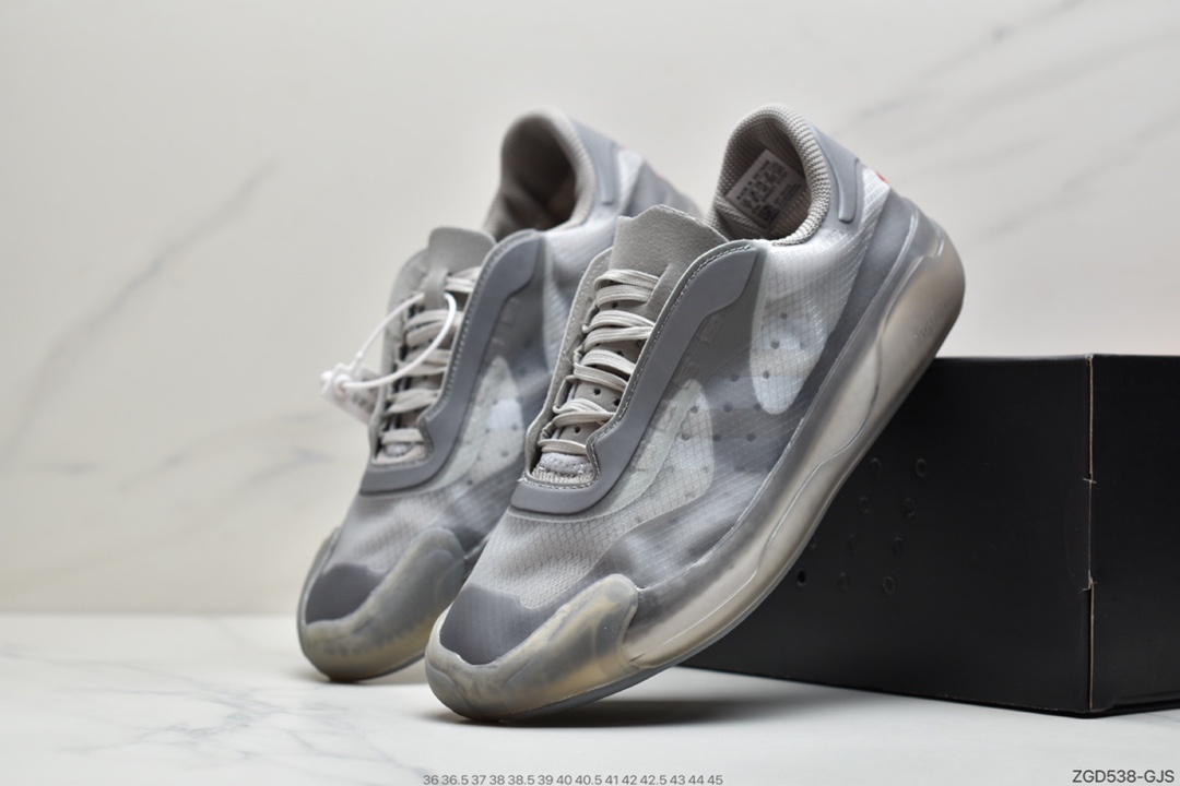 290 阿迪达斯Prada x adidas Luna Rossa 21 骨白 蝉翼轻薄休闲百搭运动鞋 FW1079