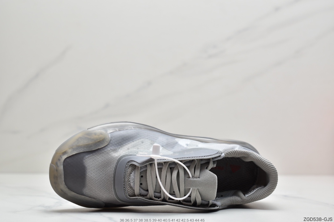290 阿迪达斯Prada x adidas Luna Rossa 21 骨白 蝉翼轻薄休闲百搭运动鞋 FW1079