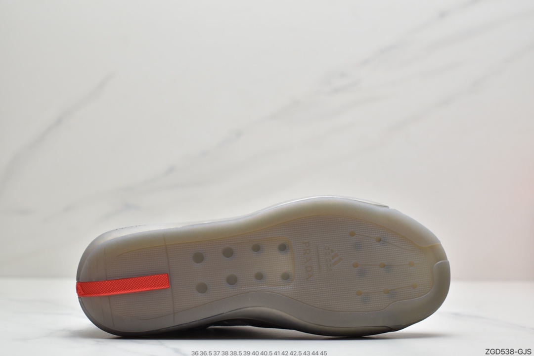 290 阿迪达斯Prada x adidas Luna Rossa 21 骨白 蝉翼轻薄休闲百搭运动鞋 FW1079