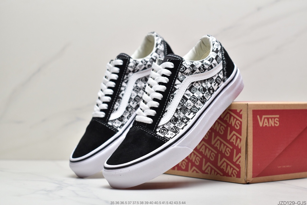 140 万斯范斯VANS  Old Skool  万斯经典款低帮男女滑板鞋