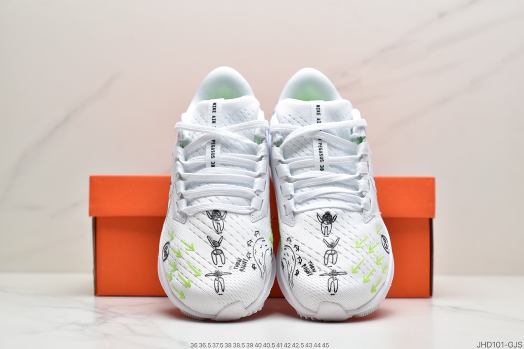 190 耐克Nike Air Zoom Pegasus 38 针织透气 登月38代 DM3274-100