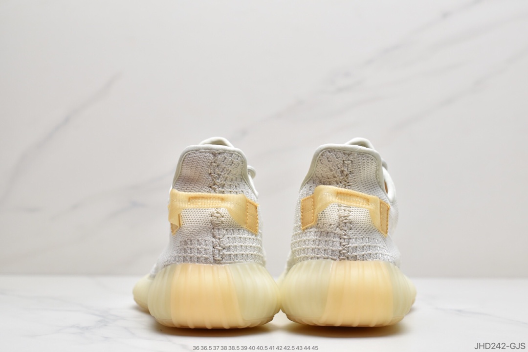 190 联乘侃爷Kanye West x Adidas Yeezy Boost 350 V2”Light”百搭轻便爆米花中底休闲运动慢跑鞋GY3438