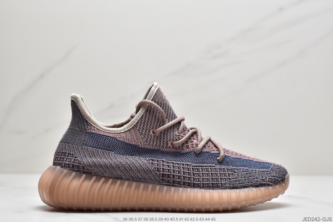 150 adidas YEEZY BOOST 350 V2 “Ash Blue” 蓝色水洗丹宁 百搭轻便爆米花中底休闲运动慢跑鞋GY7657