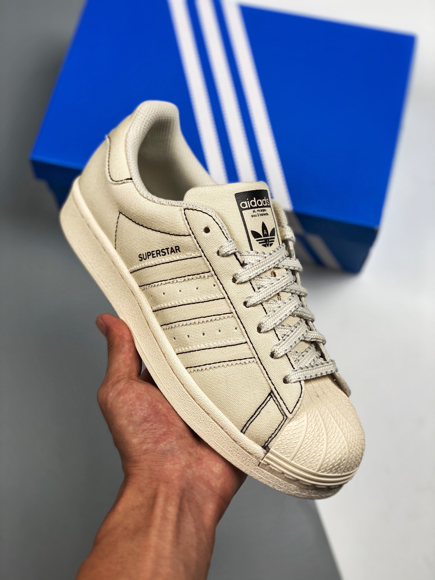 AD Superstar Gray Shell Head Sports Classic versatile board shoes New colorway uses new Ortholite insole breathable and…