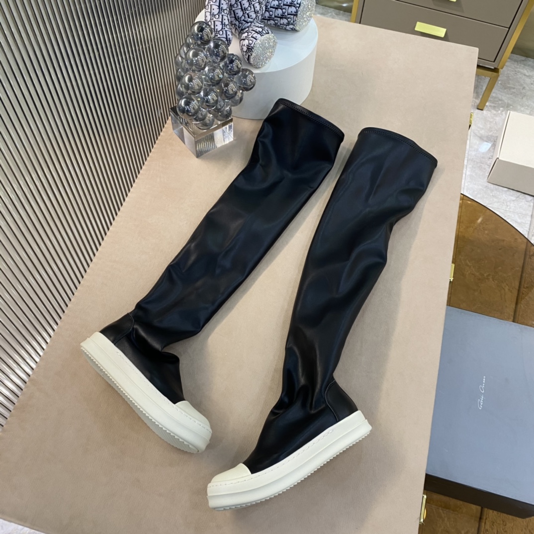 NO:236490,Purchase source Rick Owe*ns Rick Owens Classic elastic boots/over-knee boots, medium and high boots, 2 heights, 3 months of mold opening, toe/rear bag heel imported, top layer cowhide leather, upper imported sheepskin pattern elastic pu Super elastic, boot barrel does not slide, inner foot pad cowhide leather, original logo fragrance sole size35-40, 40 customized, no return and exchange!  Original box packaging cloth bag tags, casual shoes/sports shoes, boots, sneakers, cowhide, sheepskin19860909代购货源Rick Owe*ns瑞克·欧文斯 经典弹力靴/过膝靴 中筒、高筒2个高度 历时3个月开模 鞋头/后包跟进口头层牛皮 鞋面进口羊皮纹弹力pu 超强弹力 靴筒不滑落 内里垫脚牛皮 原厂logo香底 size35-40、40订做不退换！原盒包装布袋吊牌,休闲鞋/运动鞋,boots,sneakers,cowhide,sheepskin,Women's Shoes