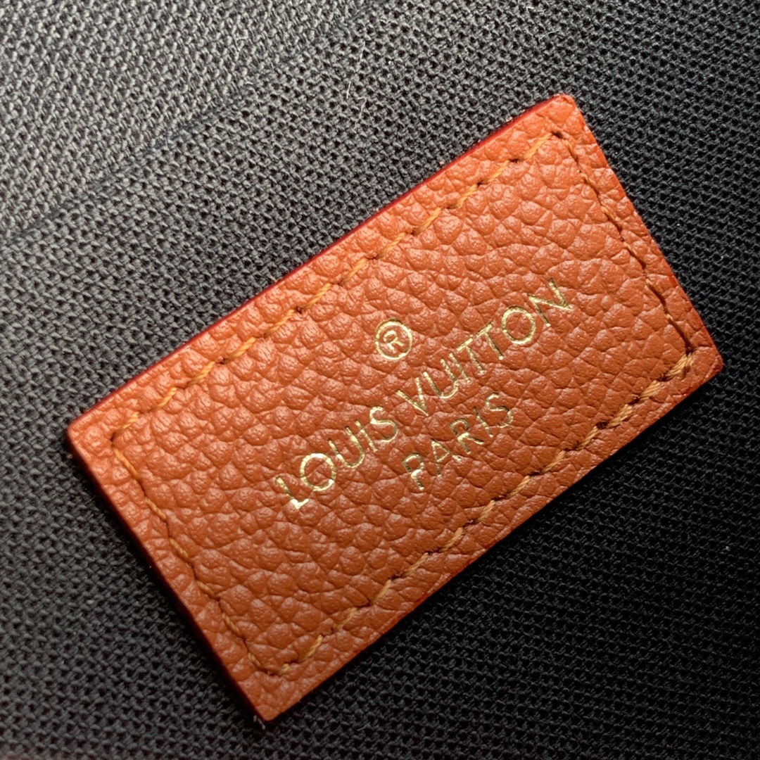 Louis Vuitton LV Félicie Pochette 豹纹三合一链条包 M80679黑色