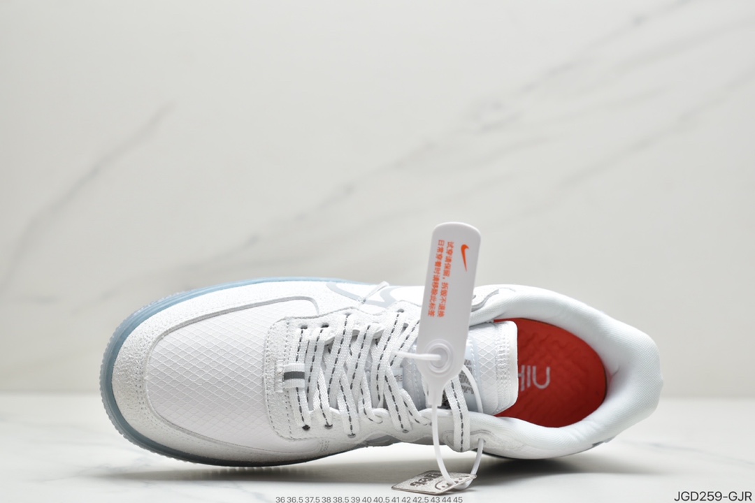 180 耐克Nike Air Force 1 React QS 解析冰蓝Light Bone 冰块 CQ8879-100