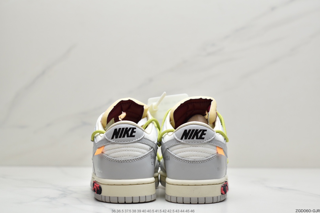 290 VIRGIL ABLOH设计师独立品牌Off-White x Nike SB Dunk Low”The 50”扣篮系列低帮经典百搭休闲运动板鞋 官方货号#DM1602-106