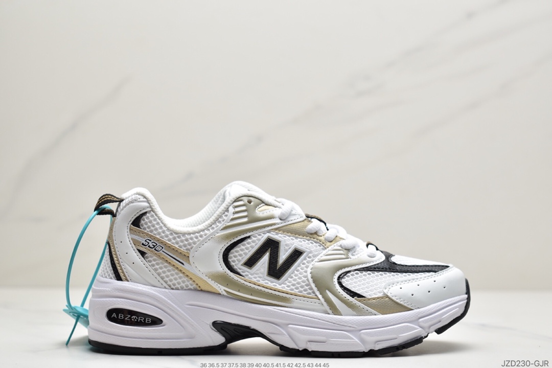 140 New Balance 新百伦MR530FWI系列 夏季网面复古跑鞋透气网面