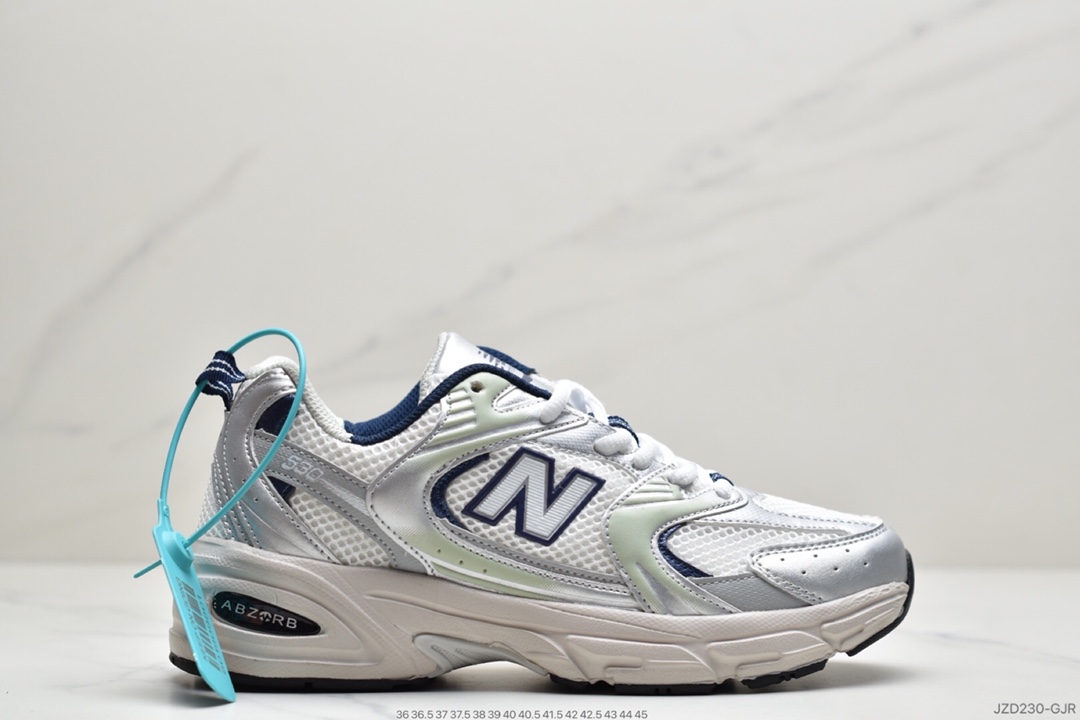 140 New Balance 新百伦MR530FWI系列 夏季网面复古跑鞋透气网面