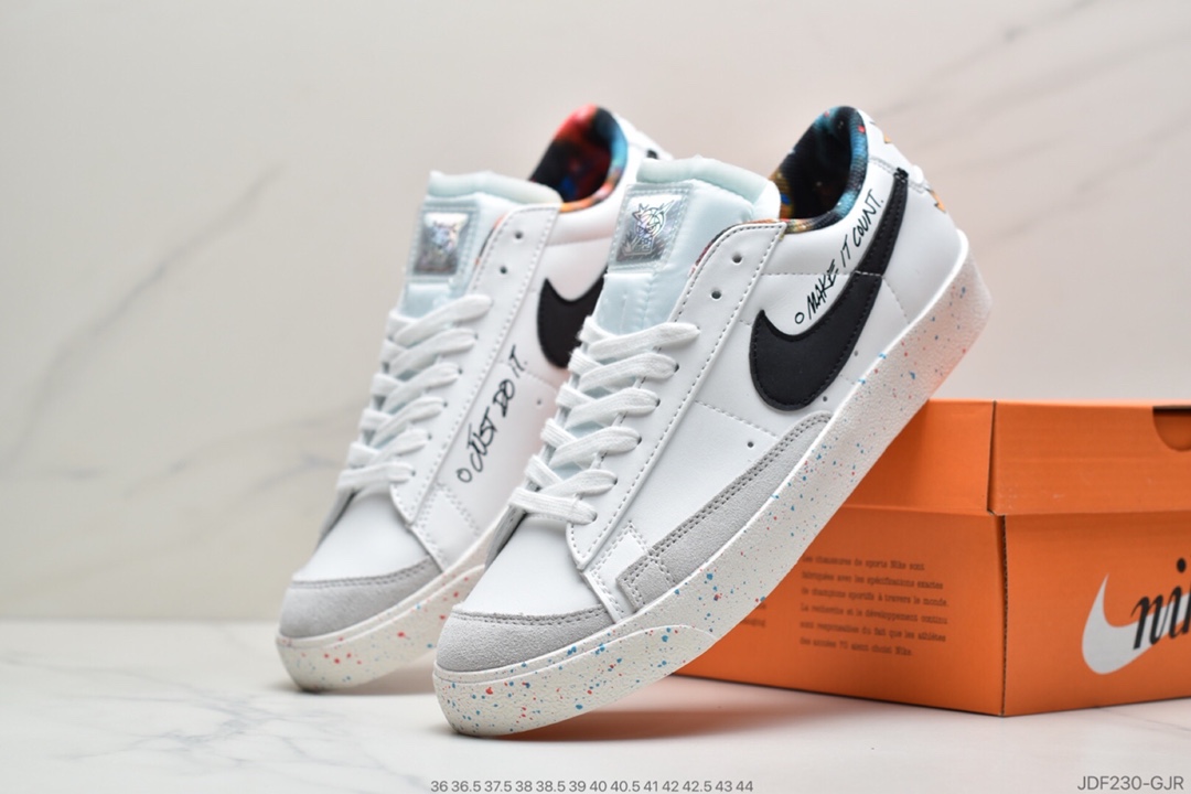 125 耐克NIKE WMNS Blazer Low LE 开拓者 低帮百搭休闲运动皮面板鞋  DJ4279