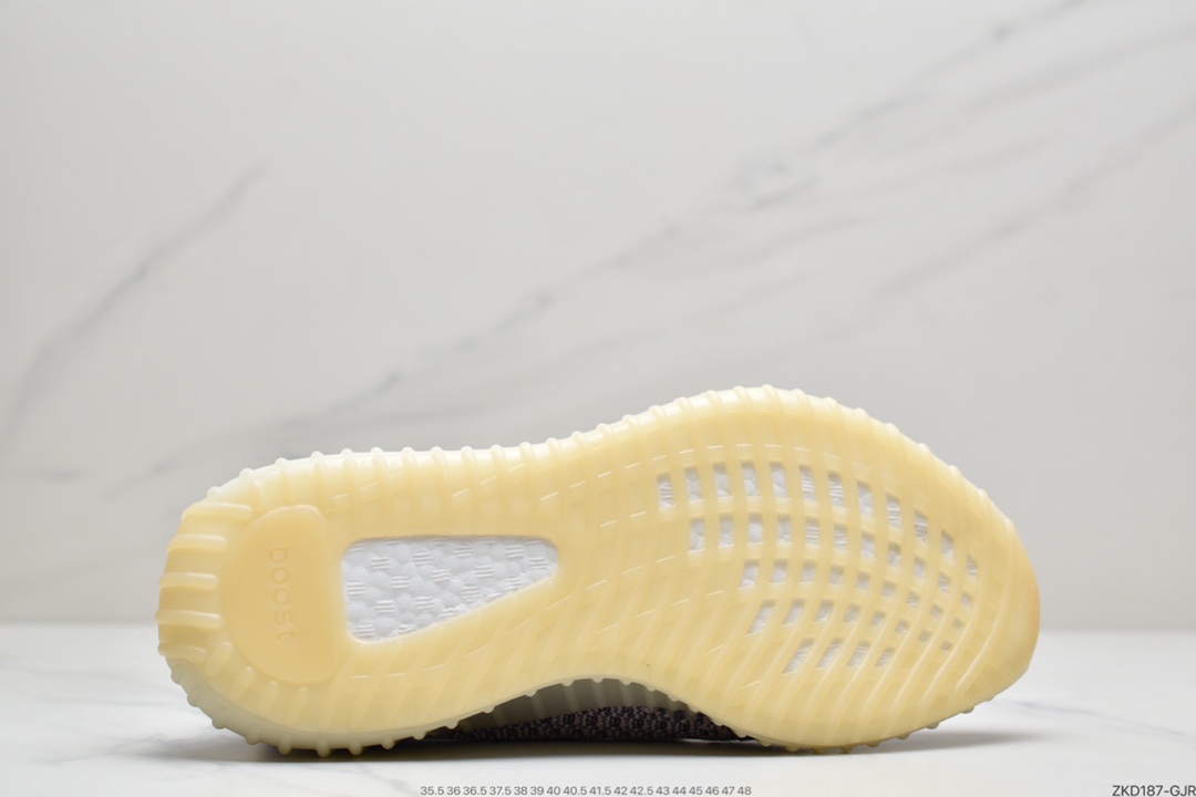 270 联乘侃爷Kanye West x Adidas Yeezy Boost 350 V2”Ash Pearl”椰子百搭轻便爆米花中底休闲运动慢跑鞋“灰珍珠”GY7658