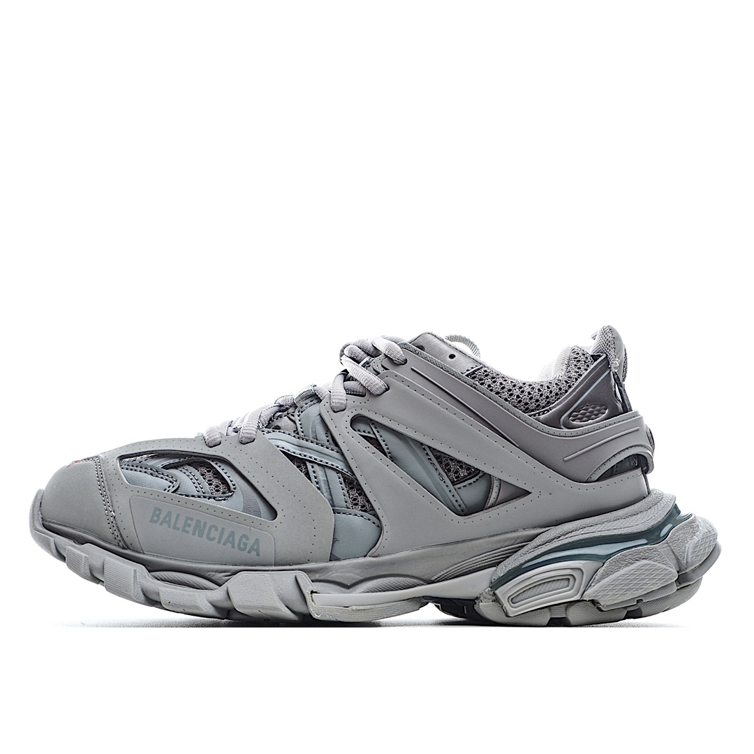 巴黎世家三代 3.0 灰色 户外概念鞋 Balenciaga  Sneaker Tess s.Gomma MAILLE WHITE/ORANGE 纯原版本 原装大盒 从里到外 一切百分百还原官方配置 顶级专供碾压市面一切纯原版本