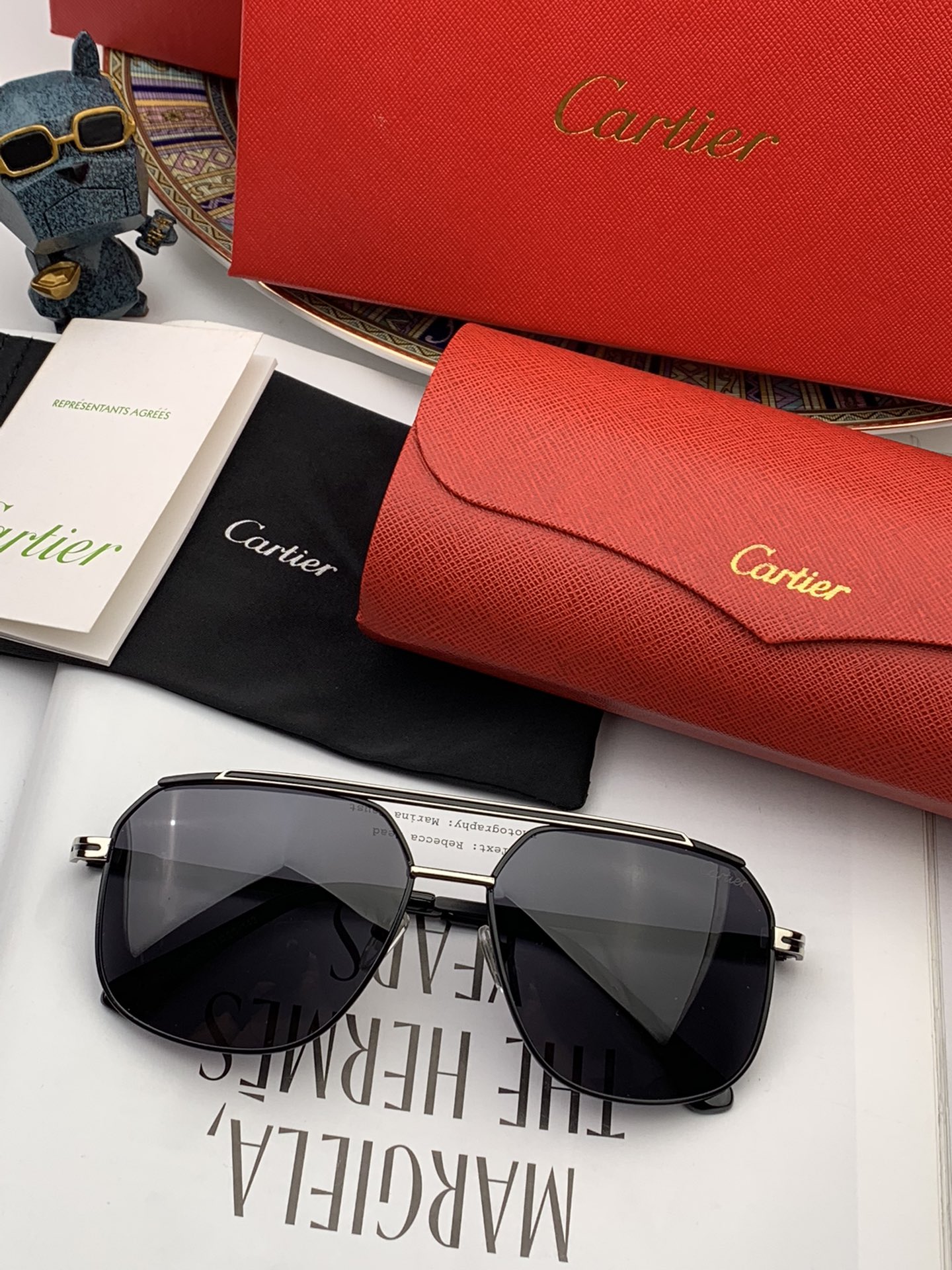 [Cartier Eyewear]Cartier Sunglasses Men