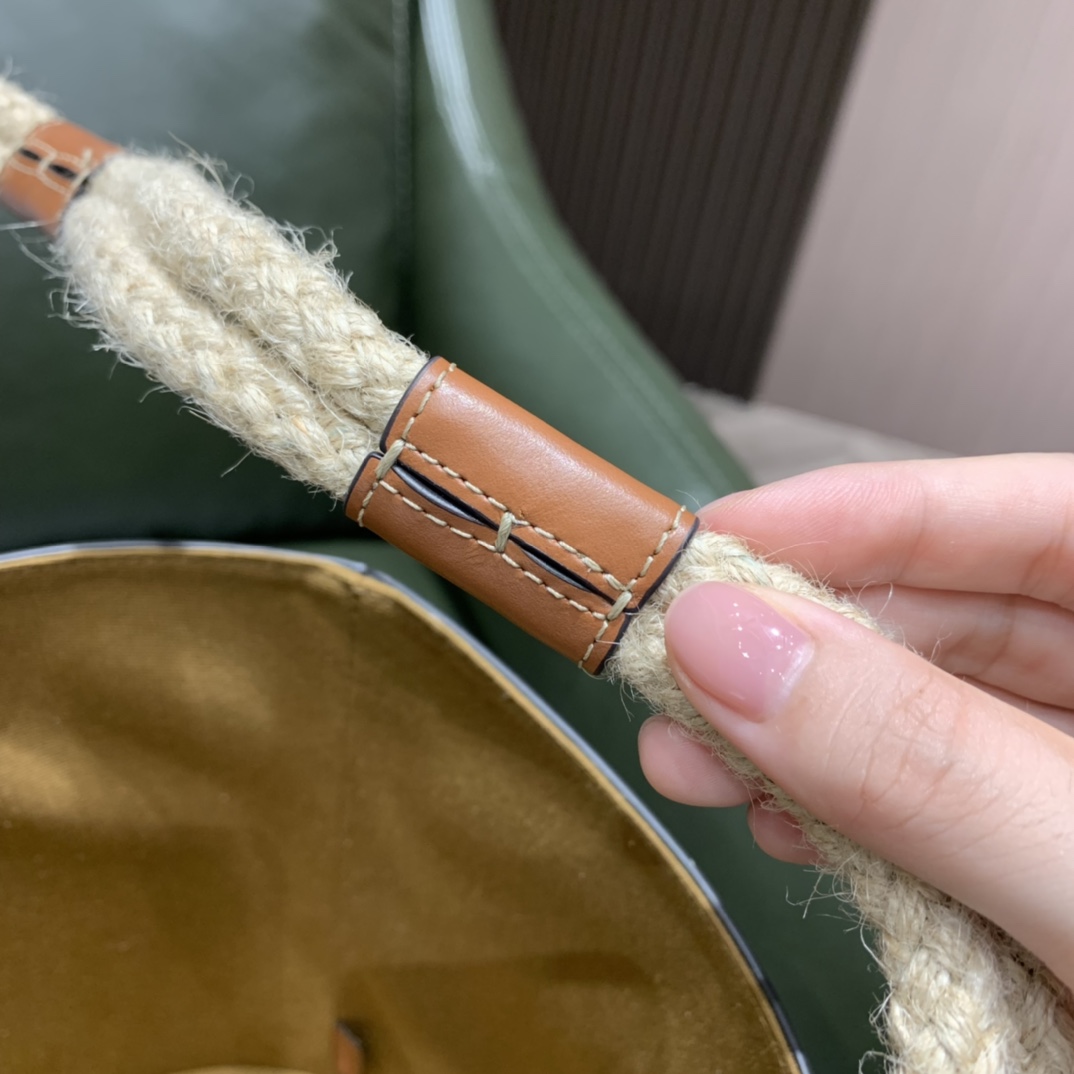 Celine Bucket麻绳水桶包 196272