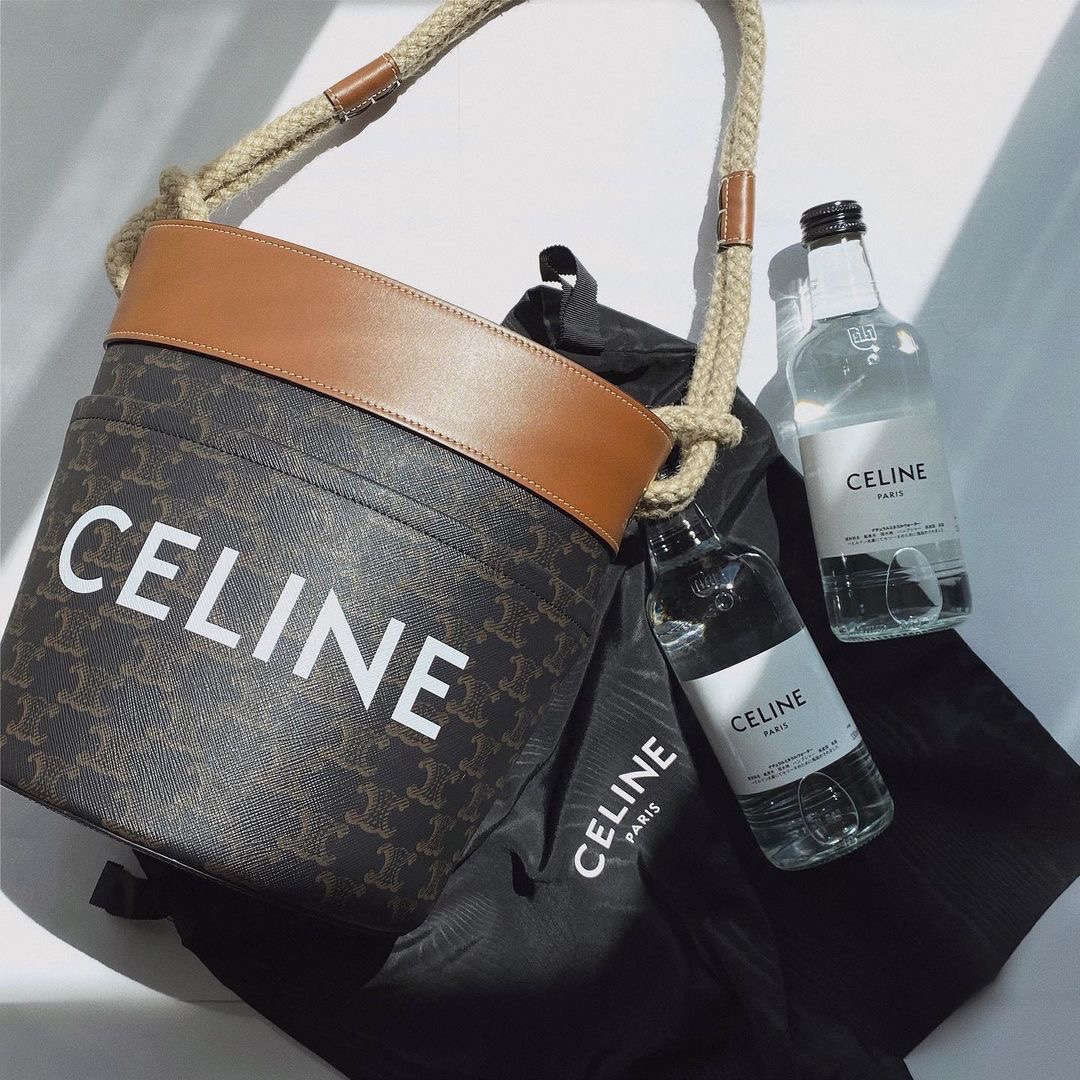 Celine Bucket麻绳水桶包 196272