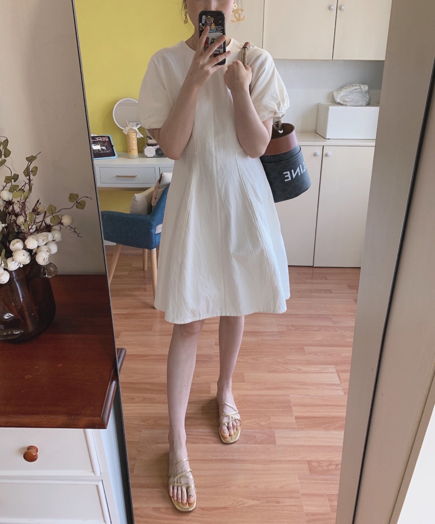 Celine Bucket麻绳水桶包 196272