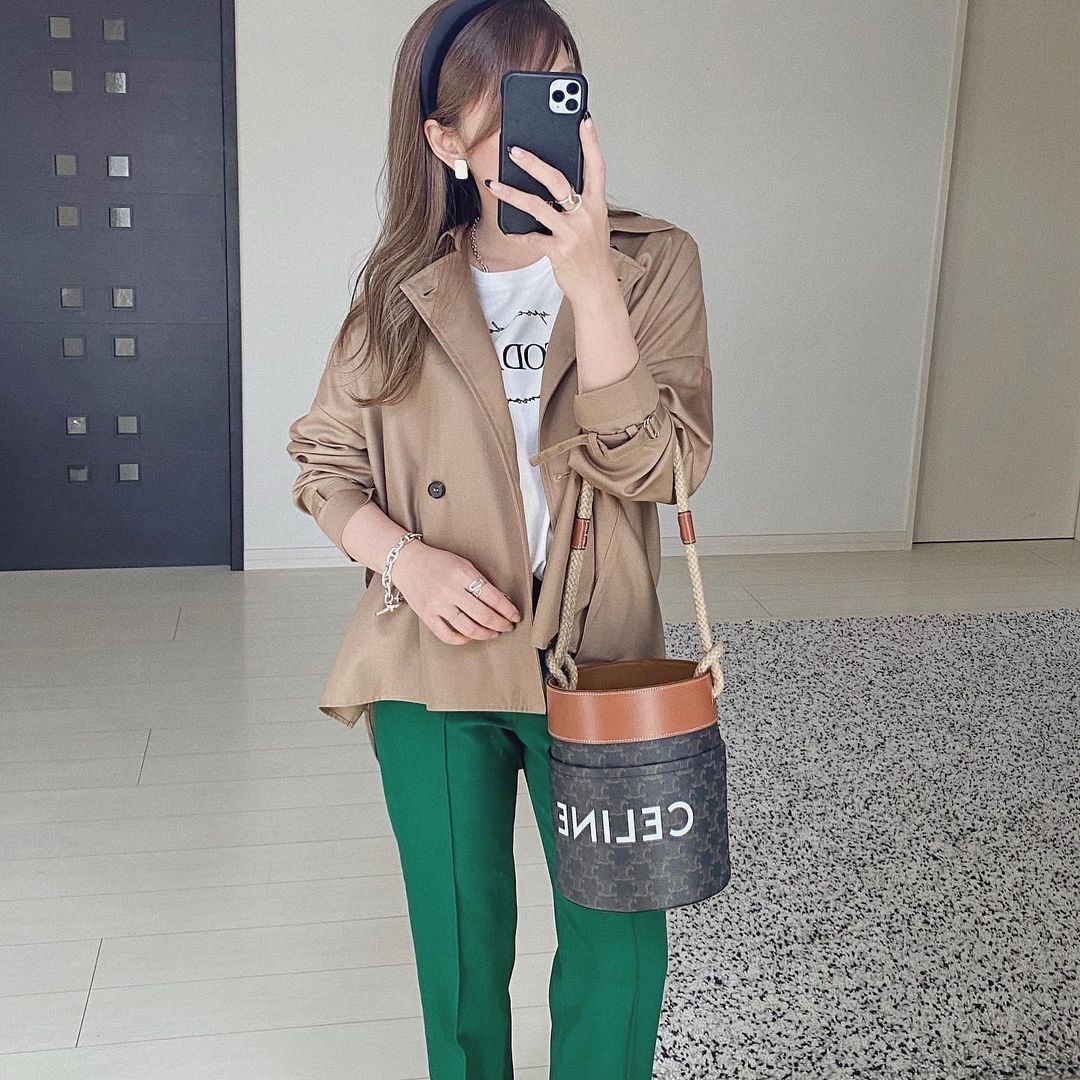 Celine Bucket麻绳水桶包 196272