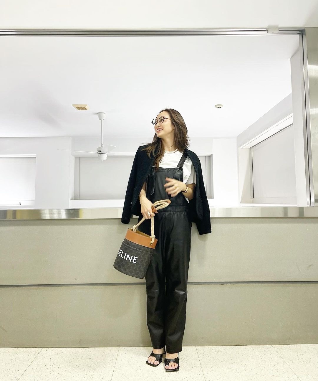 Celine Bucket麻绳水桶包 196272