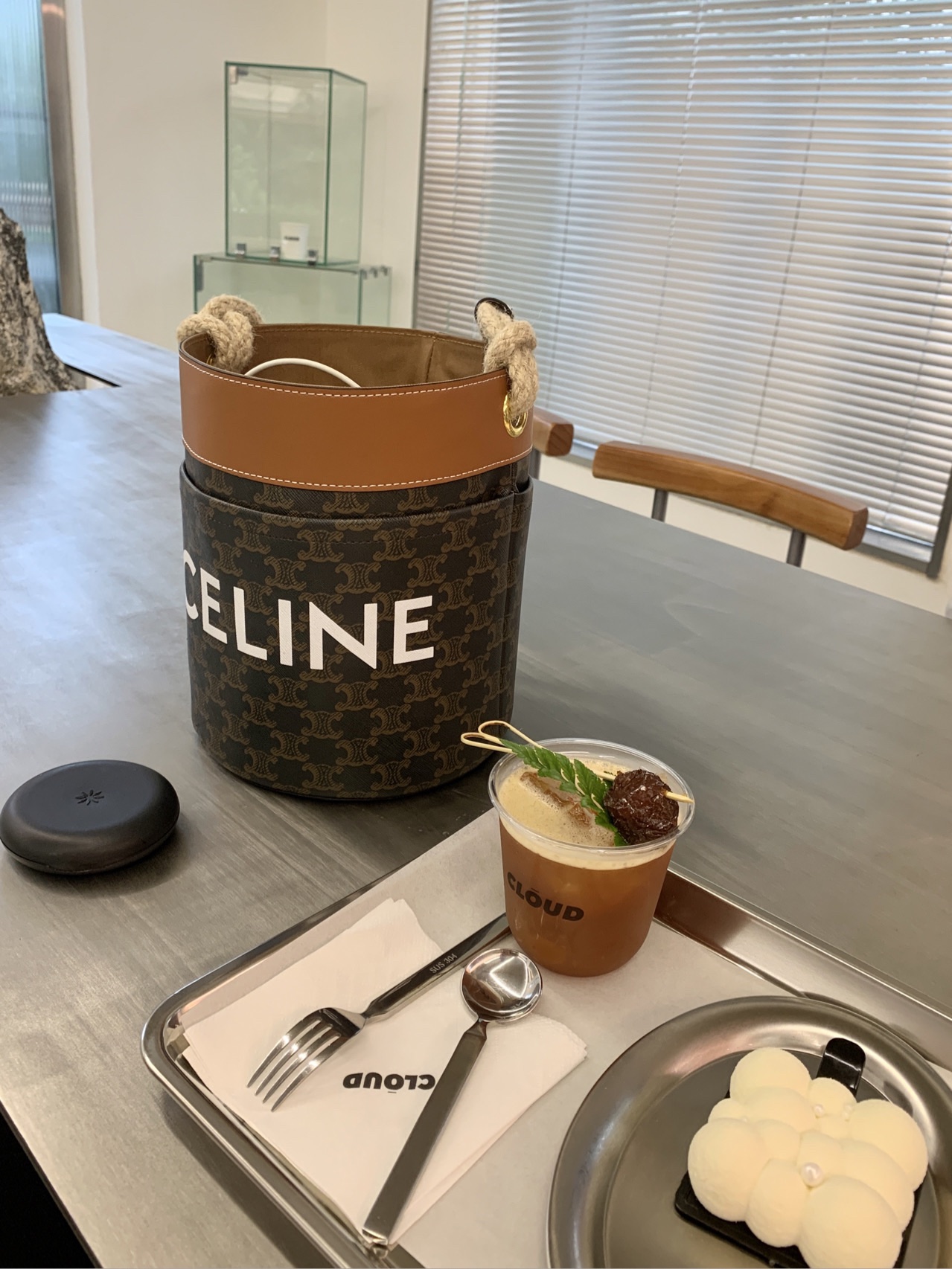 Celine Bucket麻绳水桶包 196272
