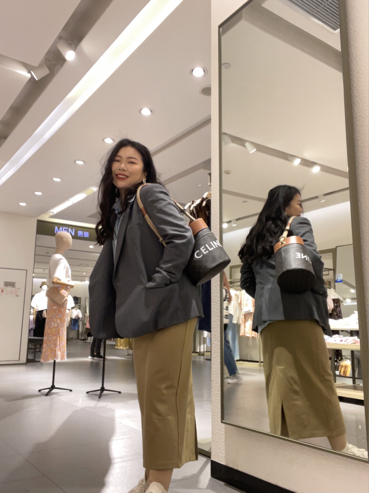 Celine Bucket麻绳水桶包 196272