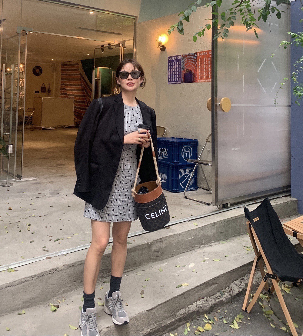 Celine Bucket麻绳水桶包 196272