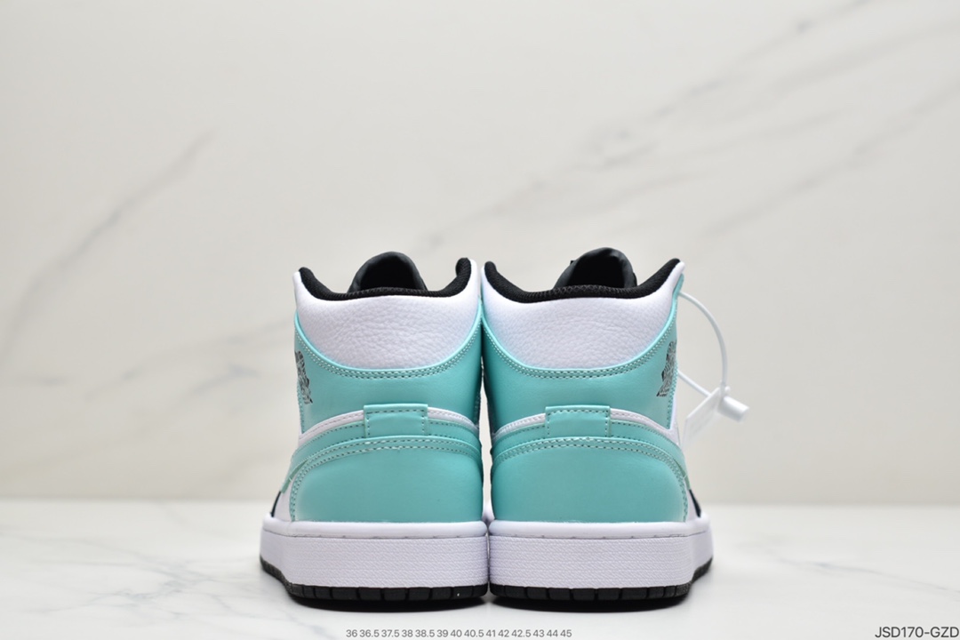 200 耐克NIKE Air Jordan 1 Mid SE”Track Black/Tiffney”AJ1 554724-132