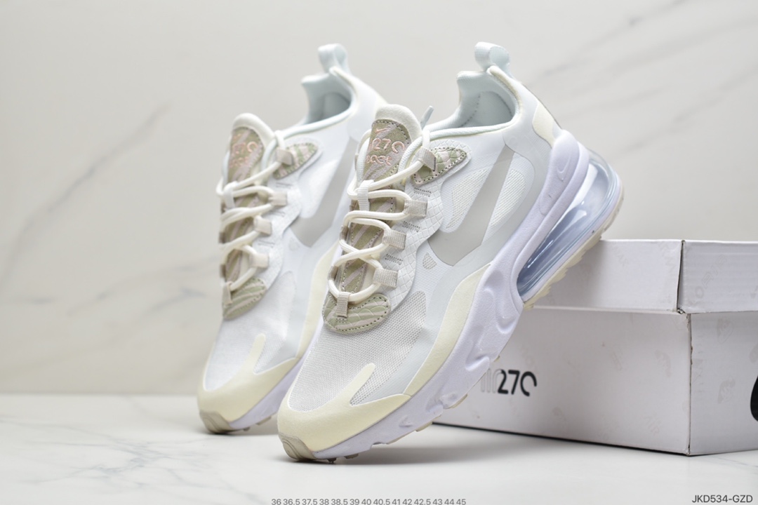160 耐克Nike Air Max 270 React SE”White/Dark Grey/Black/Red”270 CV8815
