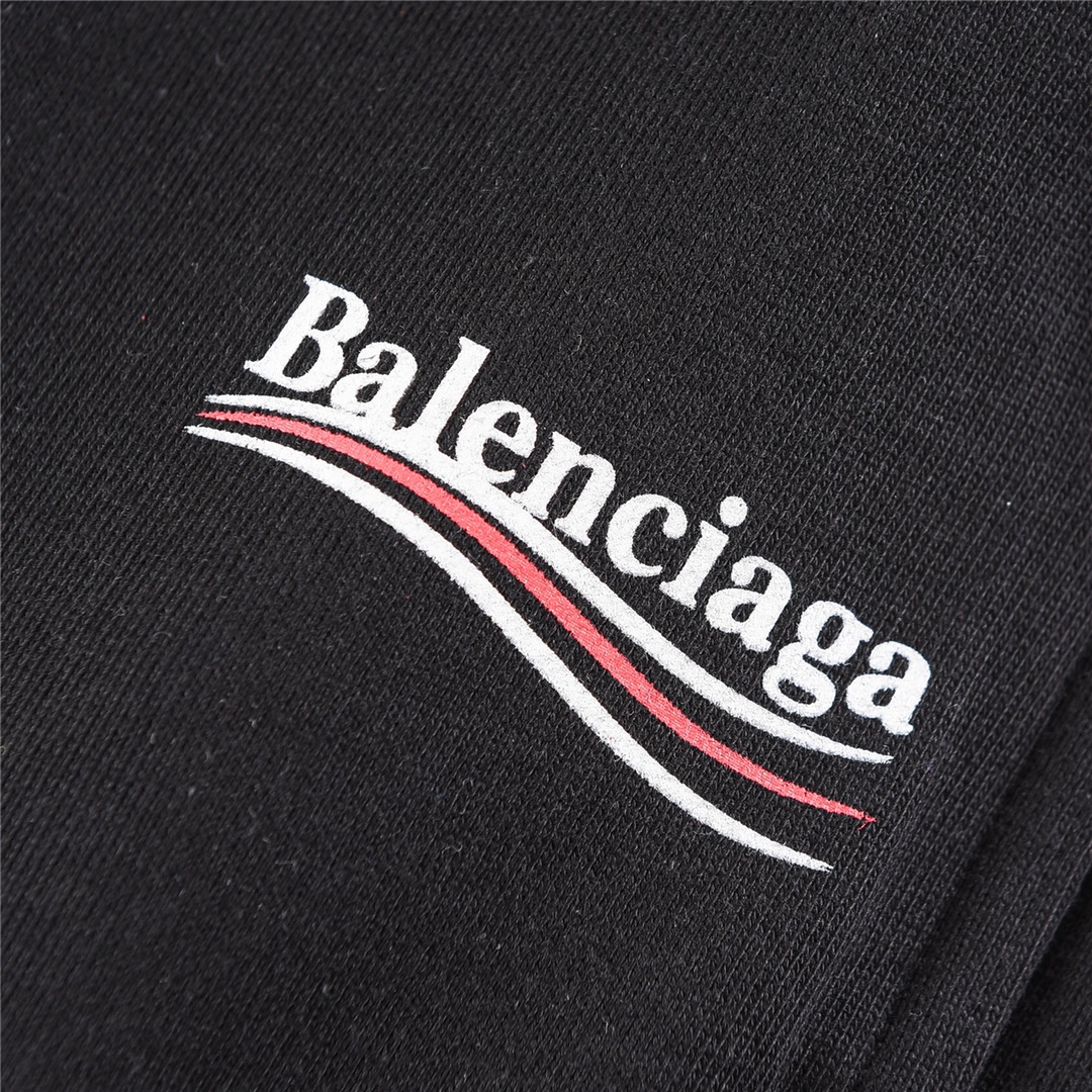 200 Balenciaga/巴黎世家 可乐波浪印花短裤